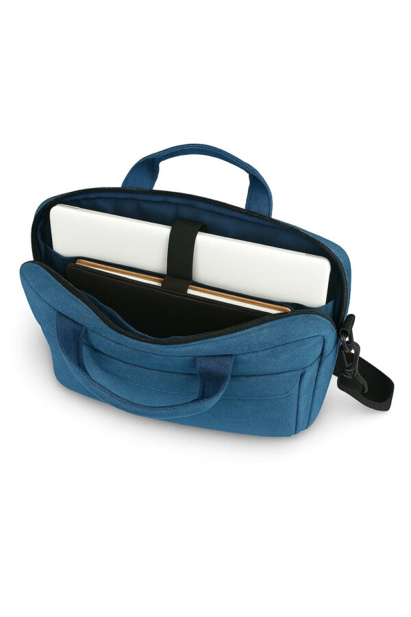 Bennett™ Mystic Formal Business Briefcase Bag Crossbody Messenger College Bags for Men Women MacBook INoteBook ITablet Laptop Upto 15.6 Inch | Handbags with Shoulder Straps (Blue) 6 Months Warranty - Image 3