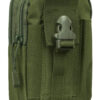 GOCART WITH G LOGO Men's Nylon Outdoor Tactical Waist Bag EDC Molle Belt Waist Pouch Security Purse Phone Carrying Case (Green)