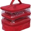 CLASSECRAFTS Transparent PVC Makeup & Jewellery Organizer