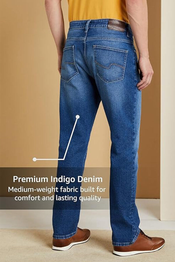 Symbol Premium Men's Cotton Stretch Jeans (Regular Fit) - Image 5