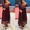 Women's Printed Anarkali Kurti & Pant Dupatta Set