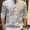 Men's Cotton Kurta Shirt | Traditional Men's Kurta Shirt | Men's Slim Fit Kurta Shirt | Casual Wear Kurta Shirt for Men |